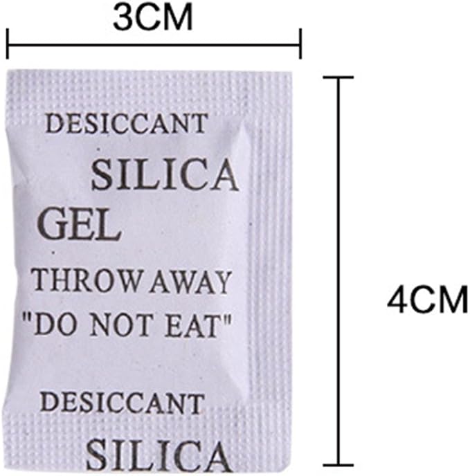 200 Pcs Food Grade Security Silica Gel Desiccant Pack Moisture Absorber Dehumidifier (Size:200 pcs), alternate product view 4