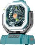 20000mAh High Speed Portable Camping Rechargeable Fan with Remote Control, Battery Powered with Auto Oscillating with Camping