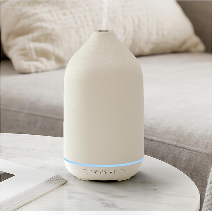 200ml Ceramic Essential Oil Diffuser, Stone Diffusers for Essential Oils, alternate product view 2