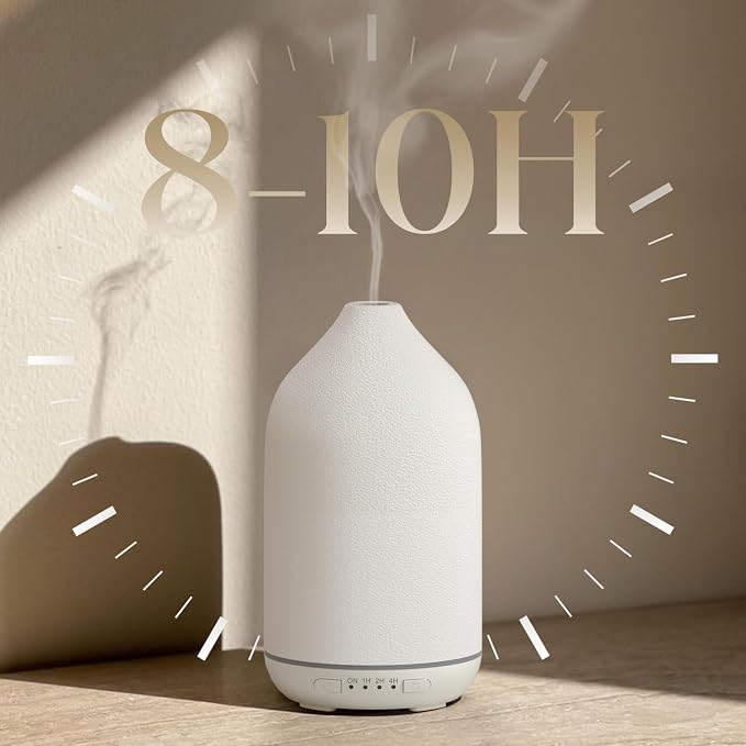 200ml Ceramic Essential Oil Diffuser, Stone Diffusers for Essential Oils, alternate product view 4