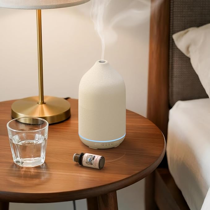 200ml Ceramic Essential Oil Diffuser, Stone Diffusers for Essential Oils, alternate product view 7