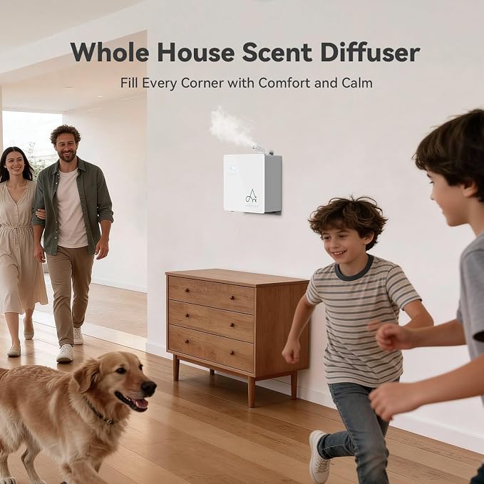 2025 Upgraded 3500 Sq.Ft Smart Scent Machine - HVAC System, Whole House Aroma & Hotel Collection Diffuser, alternate product