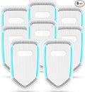 2026 Air Ionizer Plug In-8Pack Negative Ion Air Purifiers Ionizer,Quiet Air Freshener Indoor Portable Cleaner,Wall Plug