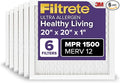 20x20x1 AC Furnace Air Filter, MERV 12, MPR 1500, CERTIFIED asthma & allergy friendly, product image