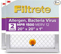 20x20x1 AC Furnace SMART Air Filter, MERV 12, MPR 1500, Track Filter Life With Bluetooth Enabled Sensor, CERTIFIED asthma &