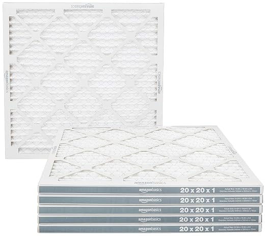 20x20x1 Air Filter 6-Pack, MERV 11 AC Furnace Filters, Dust, Pet, Allergy Control, product image