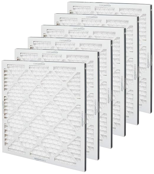 20x20x1 Air Filter 6-Pack, MERV 11 AC Furnace Filters, Dust, Pet, Allergy Control, alternate product view 3