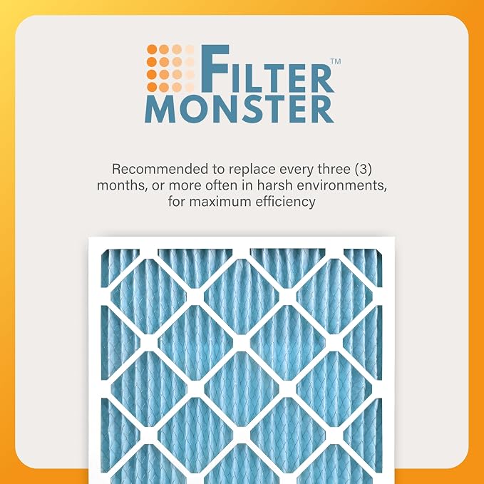 20x20x1 Ultimate Defense MERV 13 Pleated HVAC Air Conditioner Furnace Replacement Air Filter, 4-Pack (Actual, alternate view