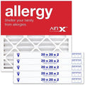 20x20x2 Air Filter MERV 11 Pleated HVAC AC Furnace Air Filter, Allergy 6-Pack, Made in the USA, product image