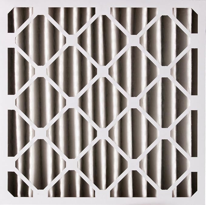 20x20x4 (Actual Size: 19 1/2 x 19 1/2 x 3 5/8) Pleated Air Filters MERV 13 Plus Carbon 2 Pack, alternate product view 4