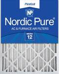 20x20x4 (Actual Size: 19 1/2 x 19 1/2 x 3 5/8) Pleated MERV 12 Air Filter 1 Pack, product image