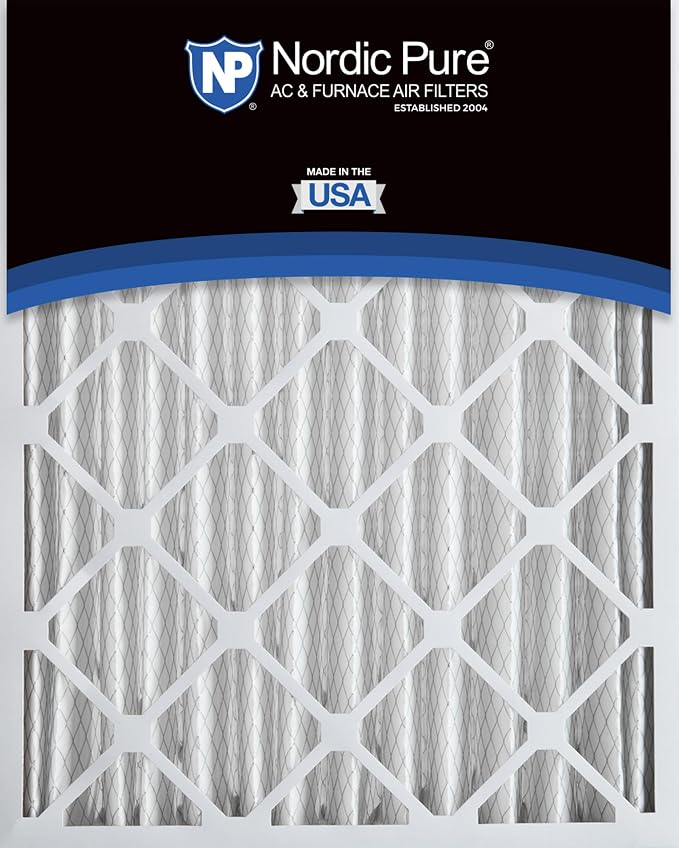 20x20x4 (Actual Size: 19 1/2 x 19 1/2 x 3 5/8) Pleated MERV 12 Air Filter 1 Pack, alternate product view 5