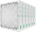 20x20x4 MERV 8 Pleated HVAC AC Furnace Air Filters. Case of 6. (Exact Size: 19.5 x 19.5 x 3.75 Inches), product image
