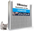 20x20x4 Reusable Electrostatic Air Filter HVAC AC Furnace Filter,Washable, Lasts a Lifetime,Permanent Air Filter,Breathe