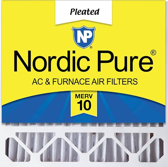 20x20x5 (Actual Size: 19 5/8 x 19 7/8 x 4 3/8) /Lennox Replacement MERV 10 Air Filter 1 Pack