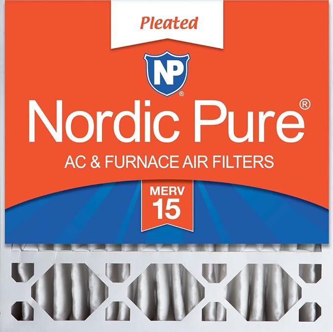 20x20x5 (Actual Size: 19 5/8 x 19 7/8 x 4 3/8) /Lennox Replacement MERV 15 Air Filter 1 Pack