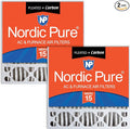 20x20x5 (Actual Size: 19 5/8 x 19 7/8 x 4 3/8) Replacement Furnace Filters MERV 15 Plus Carbon 2 Pack, product