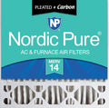 20x20x5 (Actual Size: 19 5/8 x 19 7/8 x 4 3/8) Replacement Furnace Filters MERV 14 Plus Carbon 1 Pack