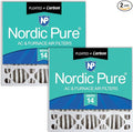 20x20x5 (Actual Size: 19 5/8 x 19 7/8 x 4 3/8) Replacement Furnace Filters MERV 14 Plus Carbon 2 Pack