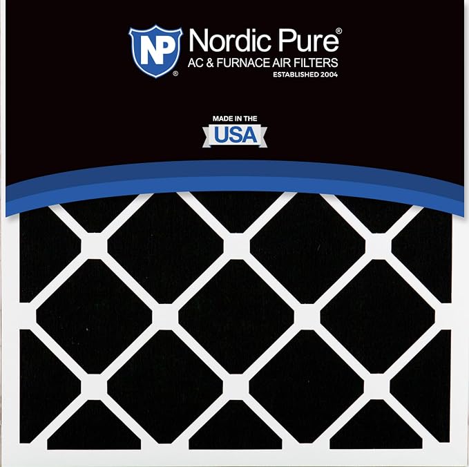 20x20x5 (Actual Size: 19 5/8 x 19 7/8 x 4 3/8) Replacement Furnace Filters MERV 13 Plus Carbon 2 Pack, alternate
