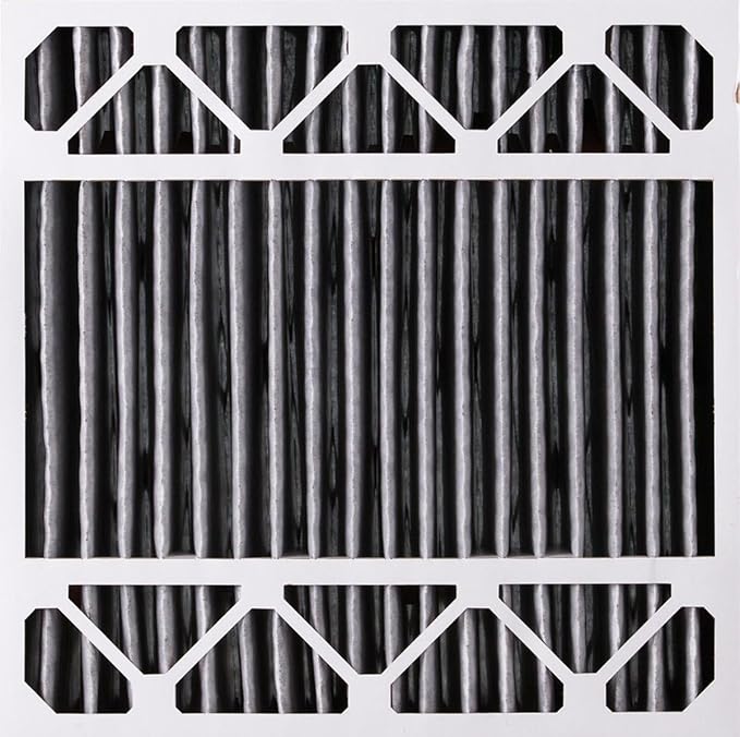 20x20x5 (Actual Size: 19 5/8 x 19 7/8 x 4 3/8) Replacement Furnace Filters MERV 8 Plus Carbon 4 Pack, alternate
