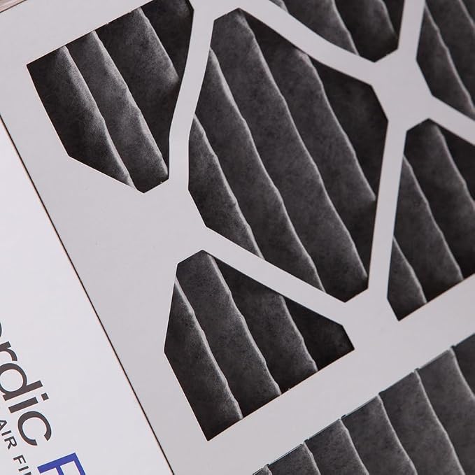 20x20x5 (Actual Size: 19 5/8 x 19 7/8 x 4 3/8) Replacement Furnace Filters MERV 12 Plus Carbon 4 Pack, alternate