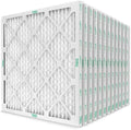 20x24x1 MERV 8 Pleated HVAC AC Furnace Air Filters. Case of 12. (Exact Size: 19.5 x 23.5 x 0.75 Inches), product image