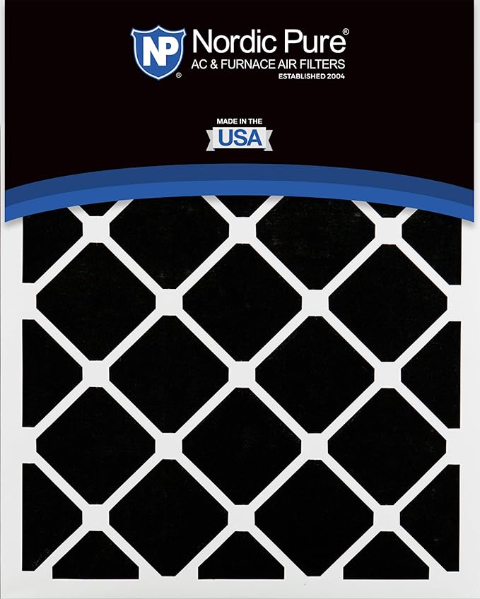 20x24x4 (Actual Size: 19 3/8 x 23 3/8 x 3 5/8) Pleated Air Filters MERV 15 Plus Carbon 1 Pack, alternate product view 5