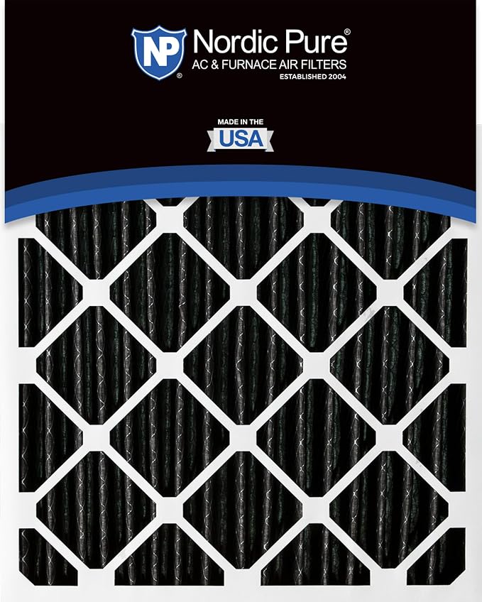 20x24x4 (Actual Size: 19 3/8 x 23 3/8 x 3 5/8) Pleated Air Filter MERV 12 Plus Carbon 6 Pack, alternate product view 5