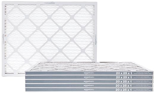 20x25x1 Air Filter 6-Pack, MERV 11 AC Furnace Filters, Dust, Pet, Allergy Control, Electrostatic, product image