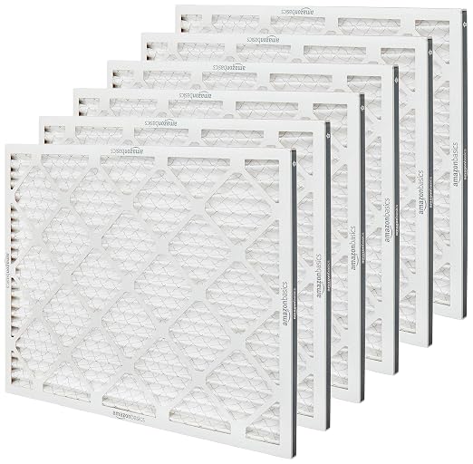 20x25x1 Air Filter 6-Pack, MERV 11 AC Furnace Filters, Dust, Pet, Allergy Control, Electrostatic, alternate product view 3