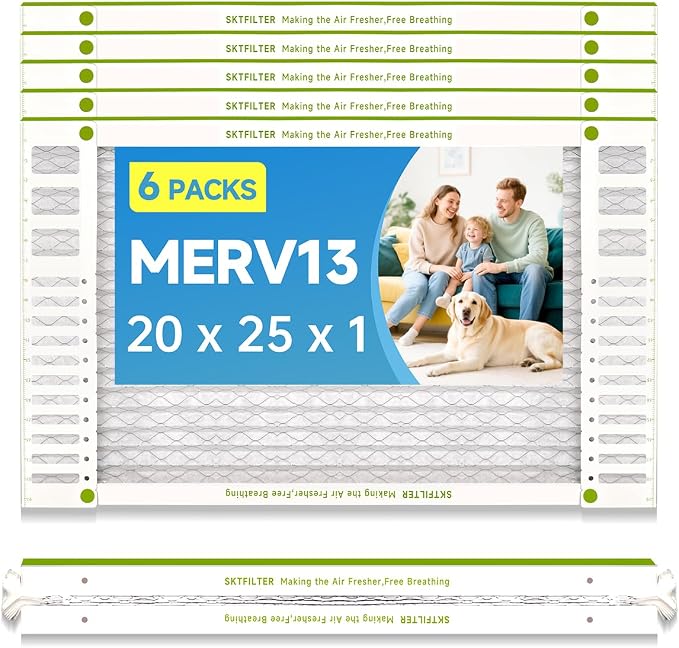 20x25x1 Air Filter AC Furnace MERV 13 Comparable with MPR 1900 FPR 10 HVAC Air Condition cabin Vent Fan
