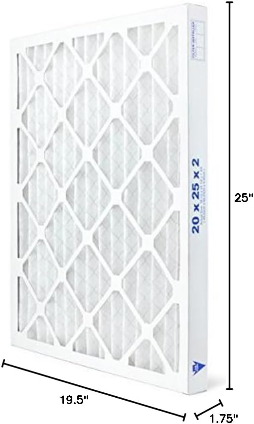 20x25x2 Air Filter MERV 11 Pleated HVAC AC Furnace Air Filter, Allergy 6-Pack, Made in the USA, alternate product view 9