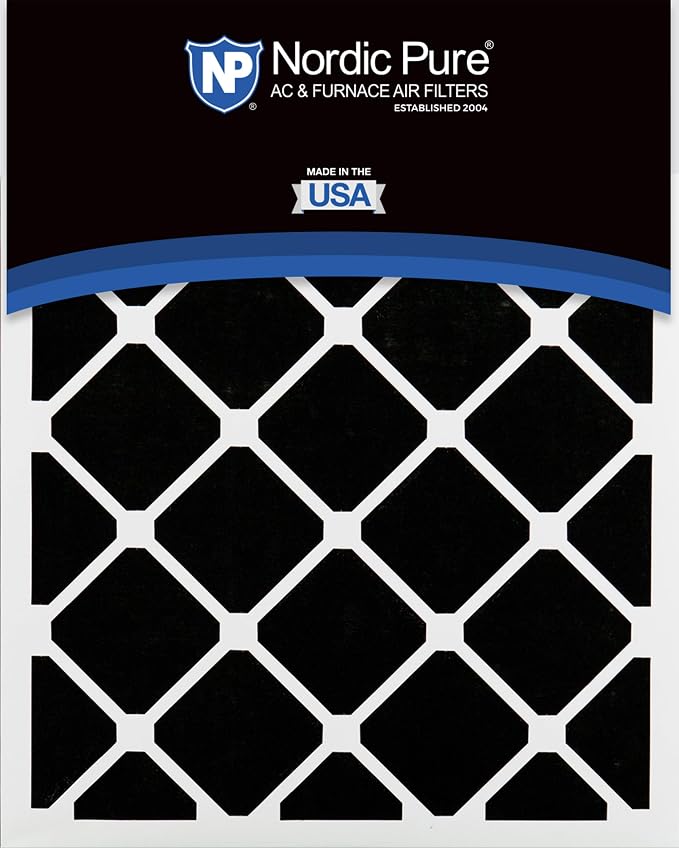 20x25x4 (Actual Size: 19 1/2 x 24 1/2 x 3 5/8) Pleated Air Filters MERV 13 Plus Carbon 6 Pack, alternate product view 5