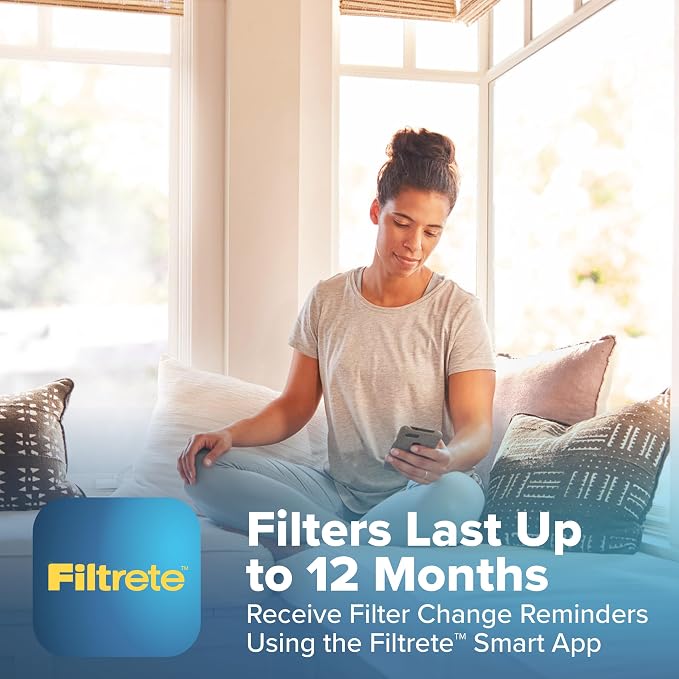 20x25x4 Refillable Air Filter replacement, MPR 1000, MERV 11, Allergen Defense, 2 Pack, use with reusable air filter frame of