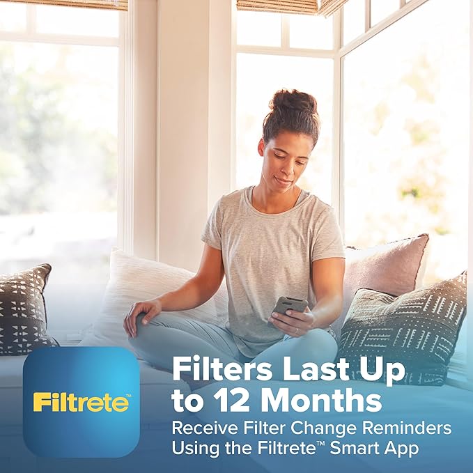 20x25x4 Refillable Air Filter Starter Kit, MPR 1550, MERV 12, 1 Reusable Air Filter Frame & 2 Air Filters, Fits &