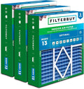 20x25x5 Air Filter MERV 13 Optimal Smoke & Allergy Defense (3-Pack), Pleated HVAC AC Furnace Filters for, Coleman