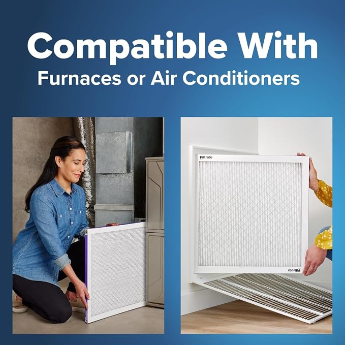 20x30x1 AC Furnace Air Filter, MERV 12, MPR 1500, CERTIFIED asthma & allergy friendly, alternate product view 7
