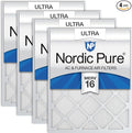 20x30x1 (Actual Size: 19 3/4 x 29 3/4 x 3/4) Pleated Ultra MERV 16 AC Furnace Air Filters–With 2.5X More Media for, product