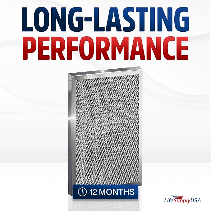 20x30x1 Electrostatic Air Filter, MERV 8, Washable, Reusable Furnace AC/HVAC Filter, Energy Saving, Easy to Clean, alternate
