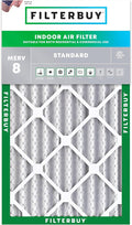 20x30x4 Air Filter MERV 8 Essential Dust & Allergy Defense (1-Pack), Electrostatic Pleated HVAC AC Furnace