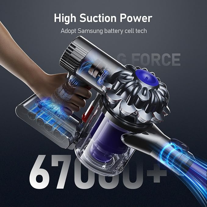 21.6V 8000mAh Battery Replacement for V7, Compatible with SV11 V7 Motorhead V7Extra V7Animal V7Absolute V7Mattress V7Trigger