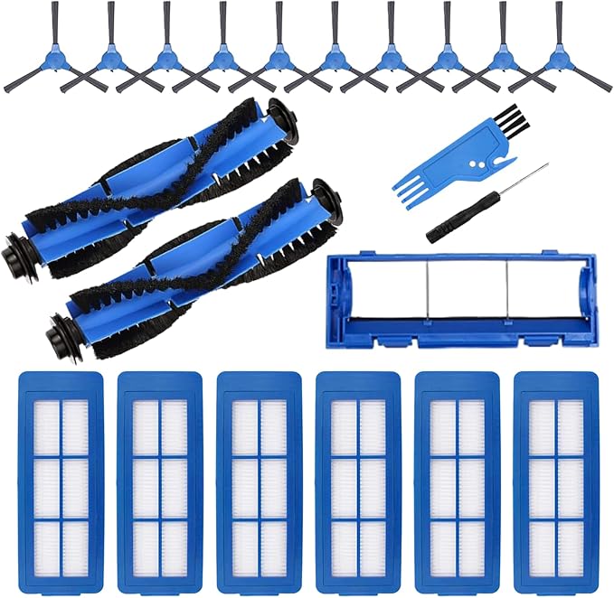 21 Pack Replacement Parts for RoboVac 11S Max, 15C, 30C, 35c, 15t, 39 Series G10 G20 G30 G32 Edge Verge Hybrid Accessory