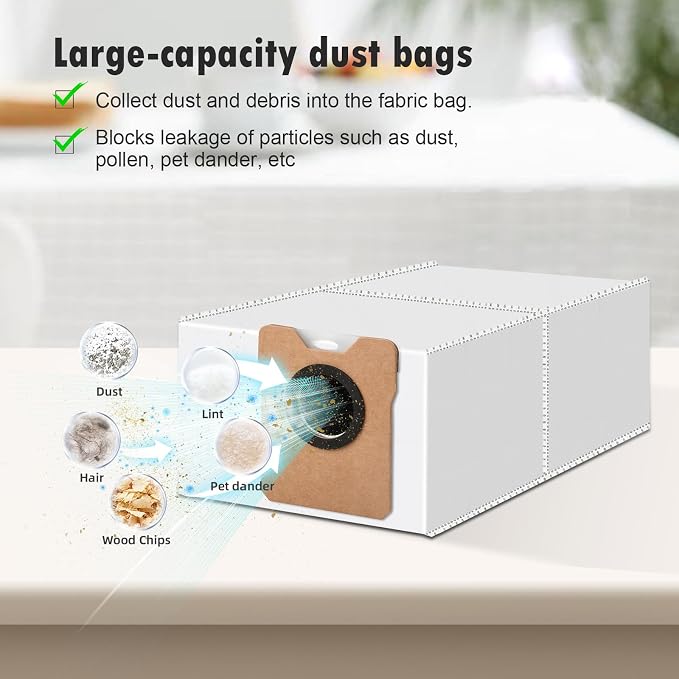 21 Pcs Accessories Kit Compatible with Vacuum Omni C20, Replacement Parts include 1 Main Brush, 4 Side Brushes, 6 Dust
