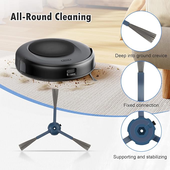 21 Pcs Accessories Kit Compatible with Vacuum Omni C20, Replacement Parts include 1 Main Brush, 4 Side Brushes, 6 Dust
