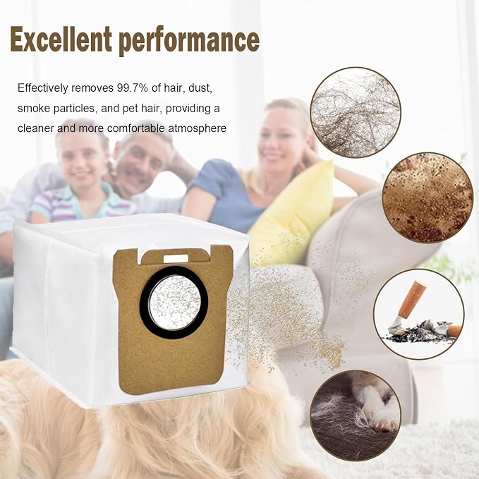 21 Pcs Replacement Parts Compatible for L10 Ultra / L10s Ultra Robot Vacuum Accessories Kit, 1 Main Brush, 4 HEPA