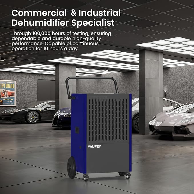 216 Pints Commercial Dehumidifier with Pump, for Basement up to 8500 Sq., alternate product view 2