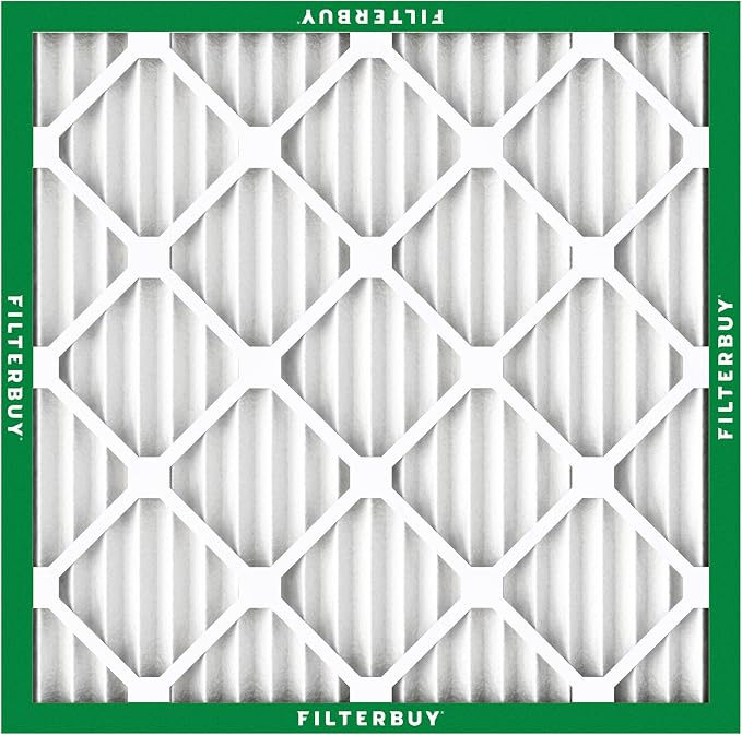 21x21x1 Air Filter MERV 8 Essential Dust & Allergy Defense (4-Pack), Electrostatic Pleated HVAC AC Furnace Filters