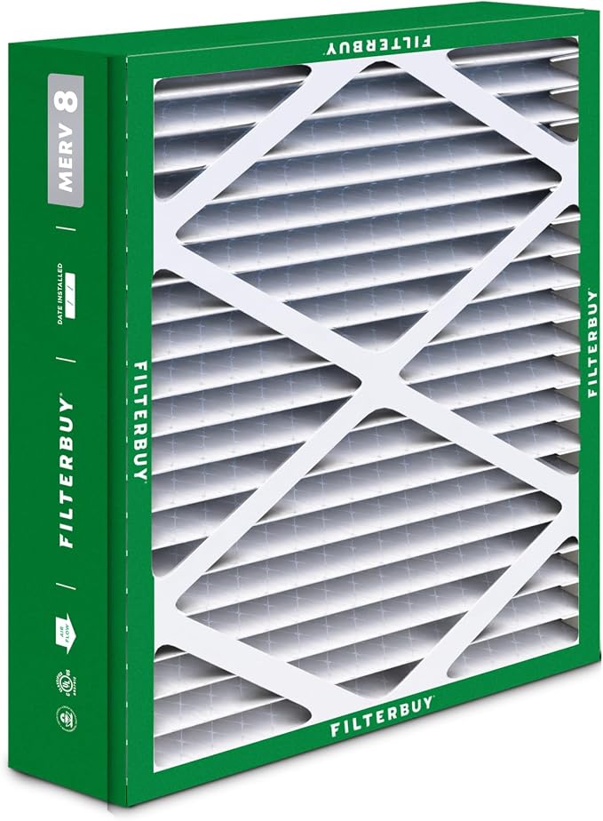 21x23.5x5 Air Filter MERV 8 Essential Dust & Allergy Defense (4-Pack), Pleated HVAC AC Furnace Filters for Trane Perfect Fit