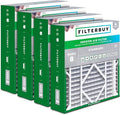 21x24.5x5 Air Filter MERV 8 Essential Dust & Allergy Defense (4-Pack), Electrostatic Pleated HVAC AC Furnace Filters for